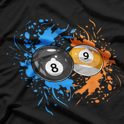 Cool Billiard Balls for 8-Ball and 9-Ball Player T-Shirt