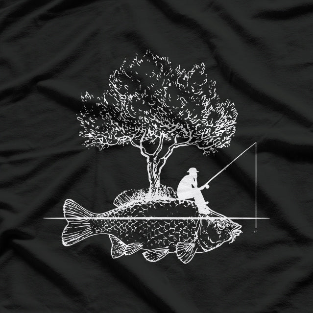 Fishing - Fish Island Art T-Shirt