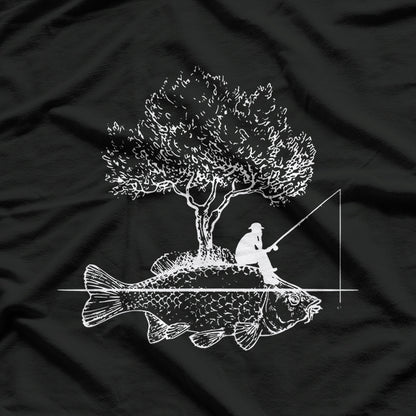 Fishing - Fish Island Art T-Shirt