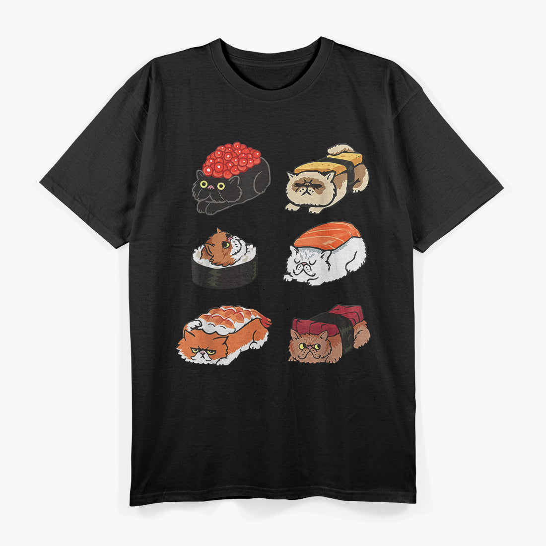 Sushi Persian Cat T-Shirt