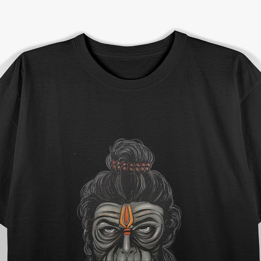 Hanuman The Mighty Hindu God of Strength and Devotion T-Shirt