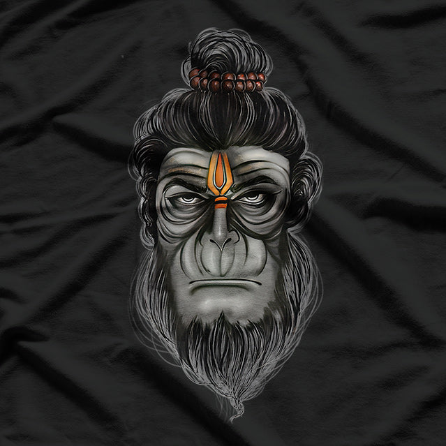 Hanuman The Mighty Hindu God of Strength and Devotion T-Shirt