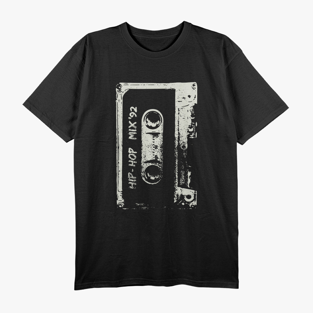 Hip Hop Rap Mixtape Cassette DJ Retro 90s T-Shirt