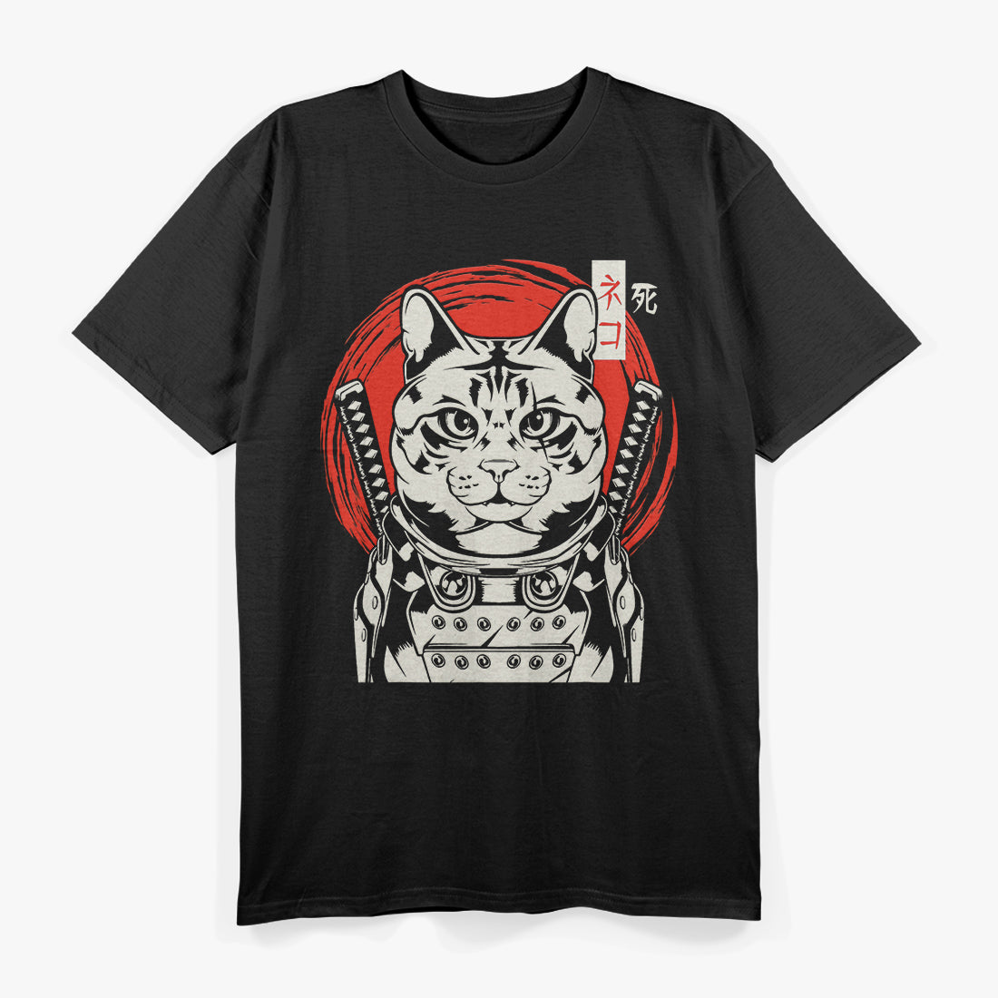 Samurai Ninja Cat Cool Kitten T-Shirt