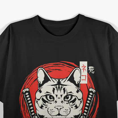 Samurai Ninja Cat Cool Kitten T-Shirt