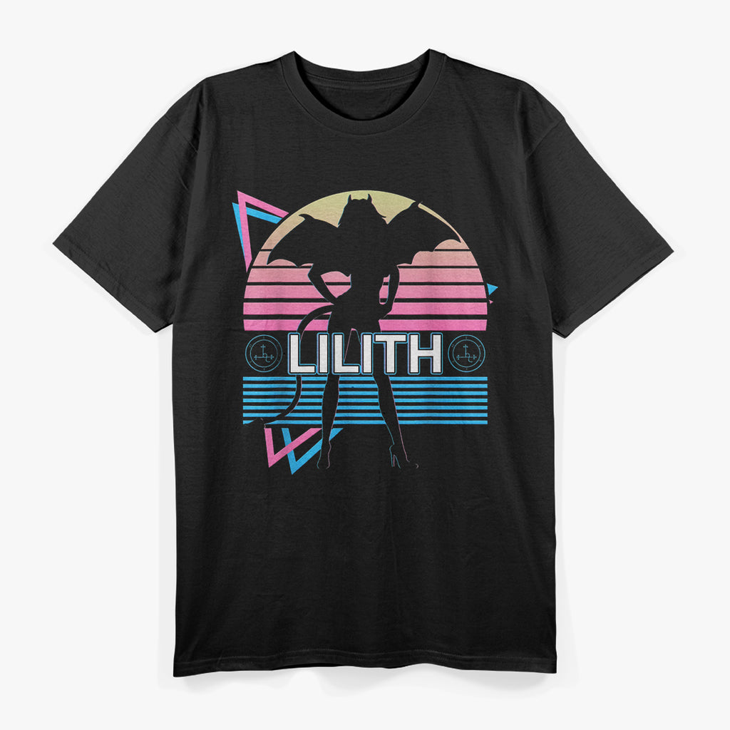 Lilith Sigil Enochian Occult Magic, Satanic She Demon Symbol T-Shirt
