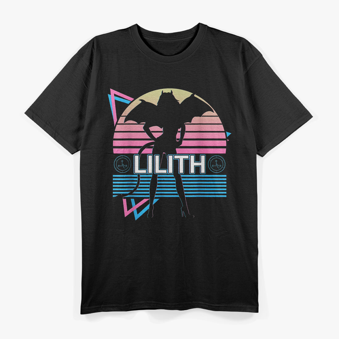 Lilith Sigil Enochian Occult Magic, Satanic She Demon Symbol T-Shirt