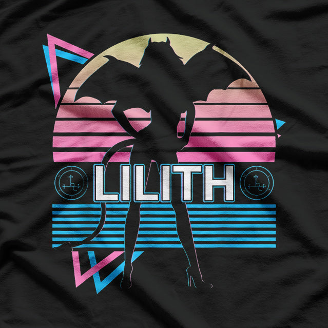 Lilith Sigil Enochian Occult Magic, Satanic She Demon Symbol T-Shirt