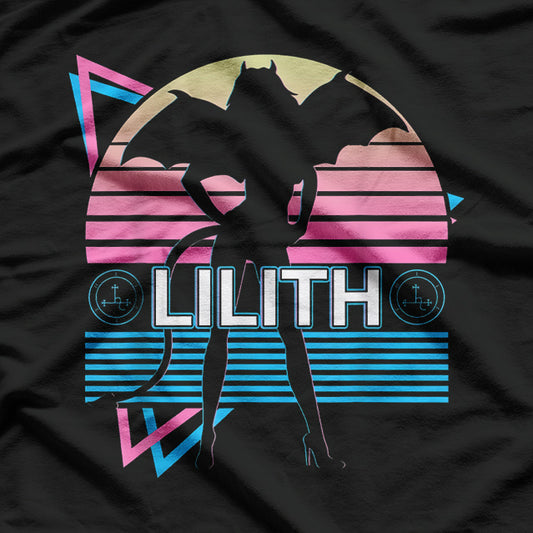 Lilith Sigil Enochian Occult Magic, Satanic She Demon Symbol T-Shirt