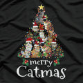 Merry Catmas Funny Cat Christmas Gift T-Shirt