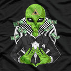 Space Alien Illuminati Occult Masonic All-Seeing Eye T-Shirt
