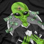 Space Alien Illuminati Occult Masonic All-Seeing Eye T-Shirt