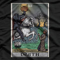 Death Tarot Card Headless Horseman - Spooky Gothic T-Shirt