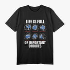 Baseball Pitches Life Choices Player T-Shirt