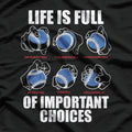 Baseball Pitches Life Choices Player T-Shirt