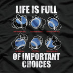 Baseball Pitches Life Choices Player T-Shirt