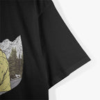 Funny Bigfoot Sasquatch Retro Outdoor Camping T-Shirt