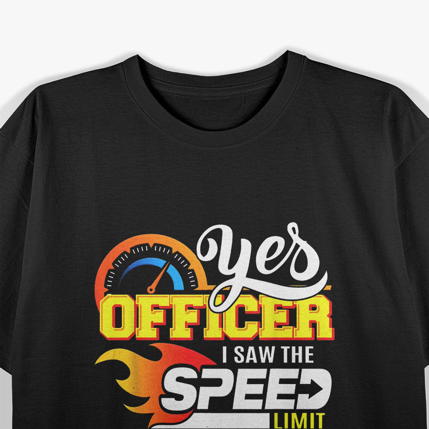 I Saw The Speed Car Guy Gifts Car Mechanic Gifts T-Shirt