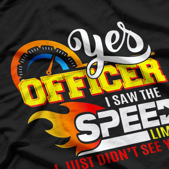 I Saw The Speed Car Guy Gifts Car Mechanic Gifts T-Shirt