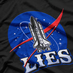 Lies Flat Earth Funny T-Shirt