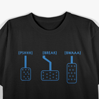 Save The Manual Funny Car Racing Transmission Diagram T-Shirt