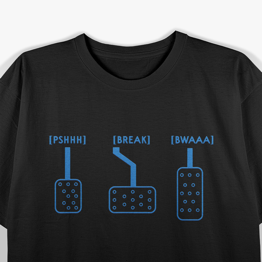 Save The Manual Funny Car Racing Transmission Diagram T-Shirt