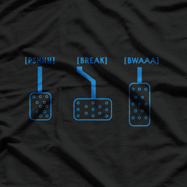 Save The Manual Funny Car Racing Transmission Diagram T-Shirt