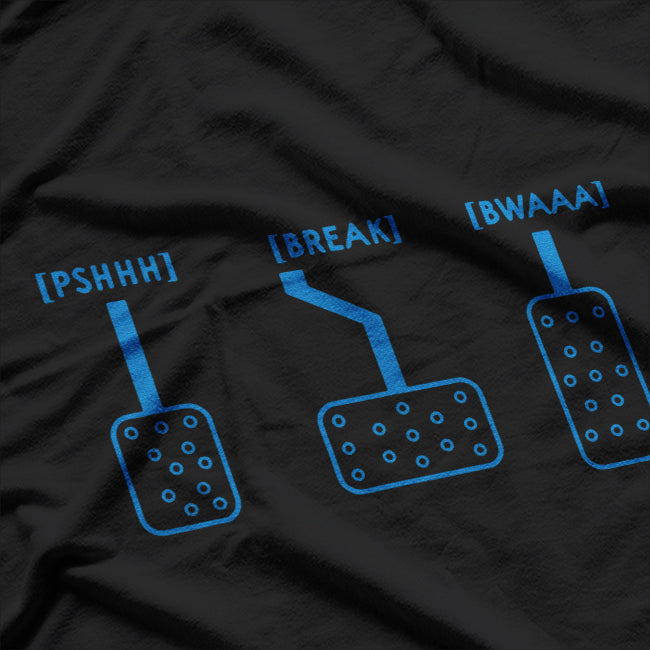 Save The Manual Funny Car Racing Transmission Diagram T-Shirt