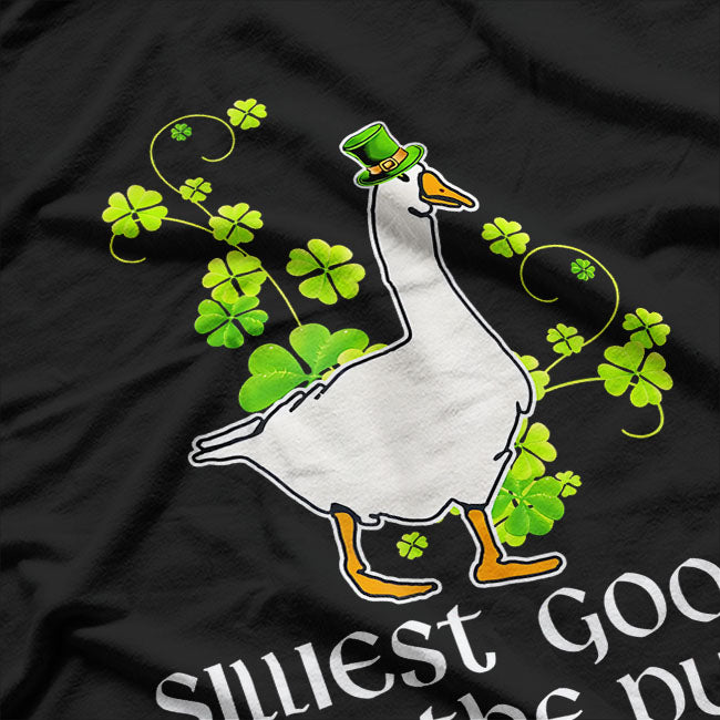 Silliest Goose at the Pub Funny St. Patrick's Day Humor T-Shirt