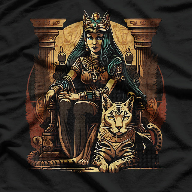 Ancient Egypt Queen Cleopatra - A Tribute to Egyptology and Egyptian Mythology T-Shirt