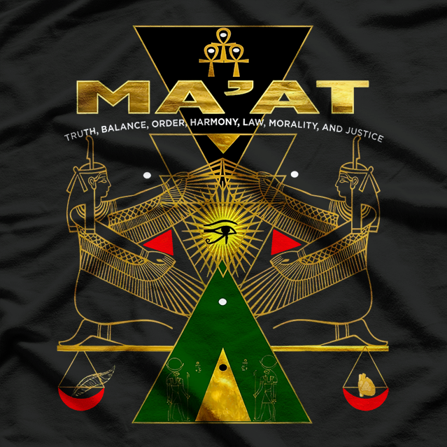 Ancient Egyptian Geometry Mystical Symbols of Knowledge T-Shirt