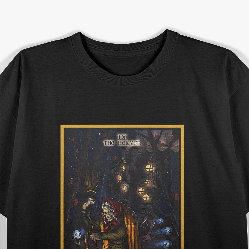 Baba Yaga The Hermit Tarot Card – Wisdom of the Wild and Ancient Mysteries T-Shirt