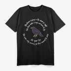 Blackbird Singing Bird Wings Microphone Singer Lyrics T-Shirt