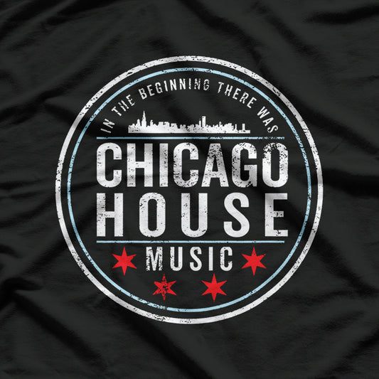 Chicago House Music - EDM DJ Vintage T-Shirt