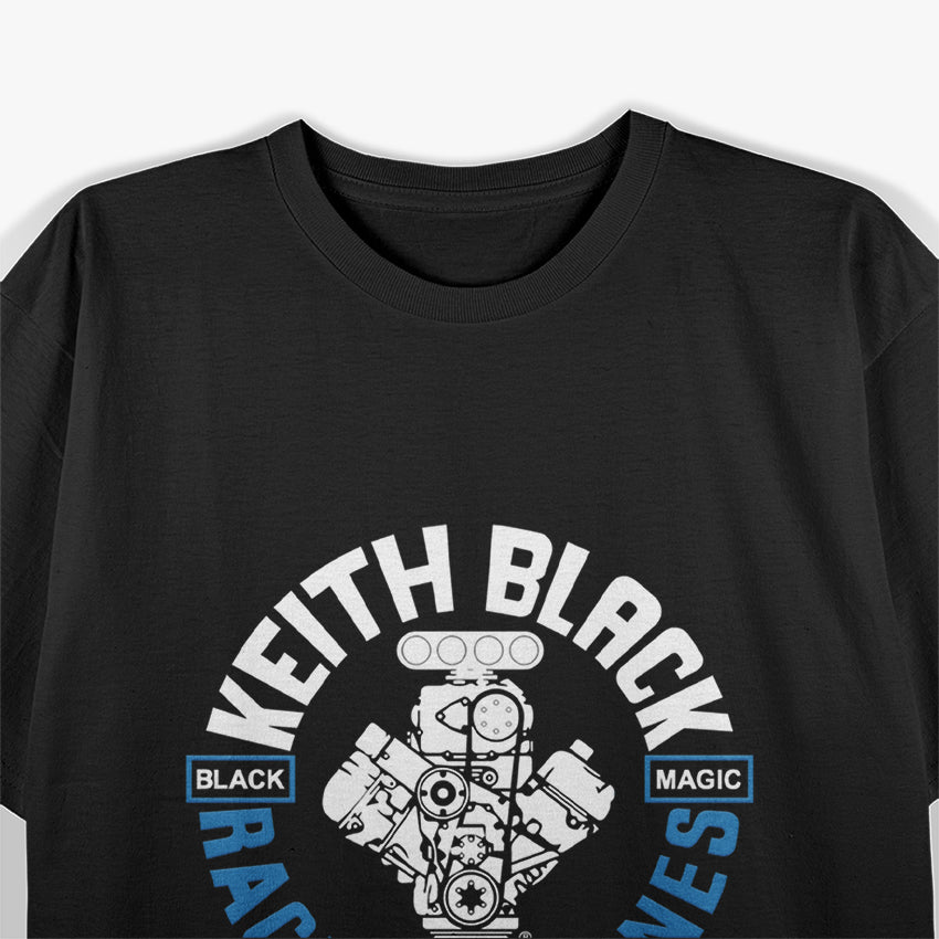 Drag Race Keith Black Racing Engines T-Shirt