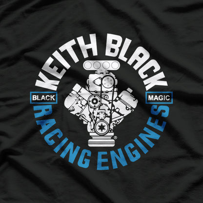 Drag Race Keith Black Racing Engines T-Shirt