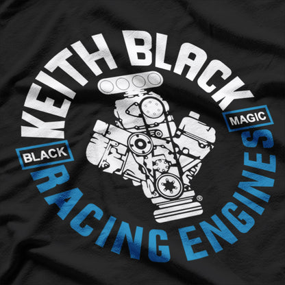 Drag Race Keith Black Racing Engines T-Shirt