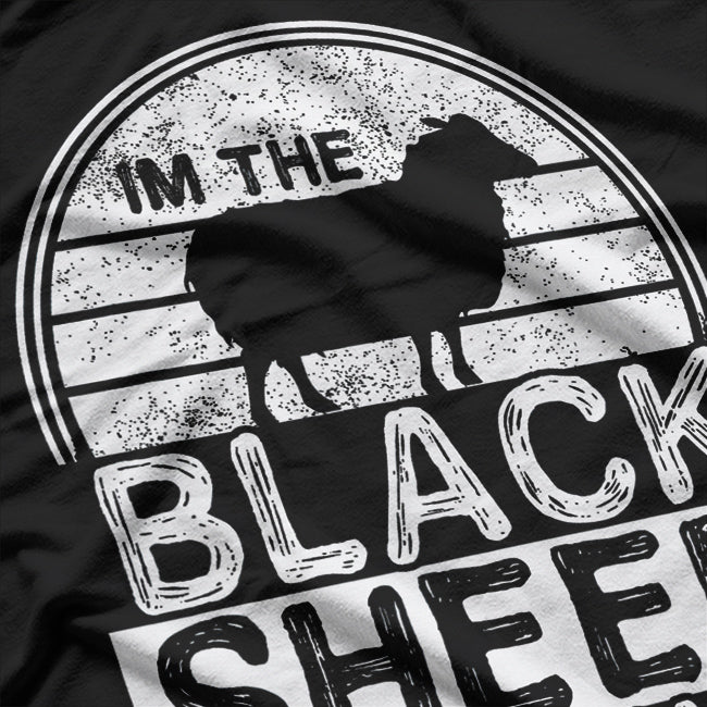 Black Sheep In Our Family Cool Sheep T-Shirt