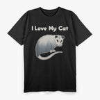 I Love My Cat - Funny Possum Design T-Shirt
