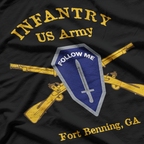 Infantry US Army Fort Benning GA T-Shirt