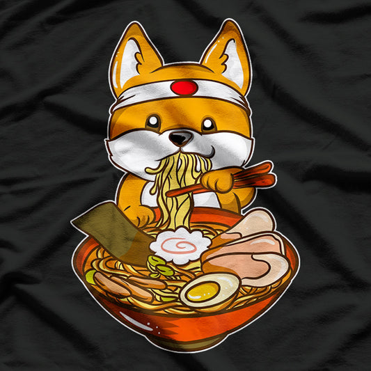 Kawaii Shiba Inu Ramen T-Shirt