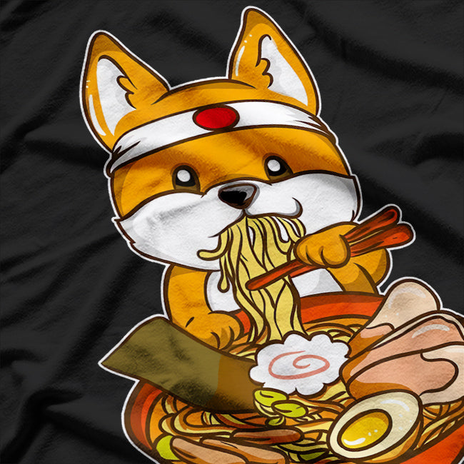 Kawaii Shiba Inu Ramen T-Shirt