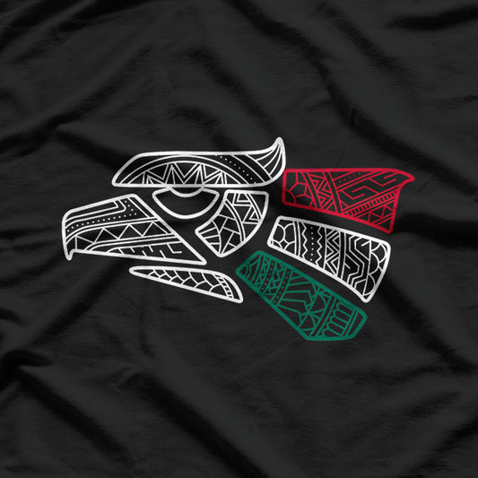 Mexican Eagle Aztec-Style Power and Heritage T-Shirt