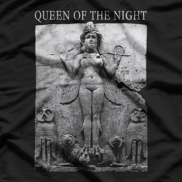 Lilith Female Devil, Gothic Pagan, Samael Witchcraft, and Occult Power T-Shirt