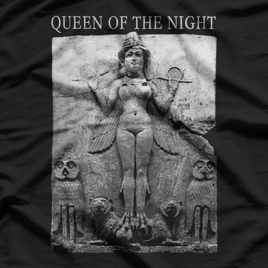 Lilith Female Devil, Gothic Pagan, Samael Witchcraft, and Occult Power T-Shirt