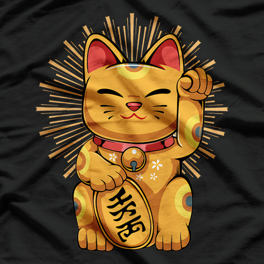 Lucky Cat Retro Aesthetic T-Shirt