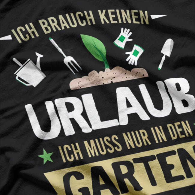 Garden Hobby Gardener Gardener Saw Water Grow T-Shirt