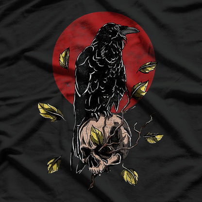 Occult Red Moon Mystical and Mysterious T-Shirt