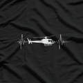 Pilot Helicopter Aviator Airman Chopper Airwoman Flying T-Shirt