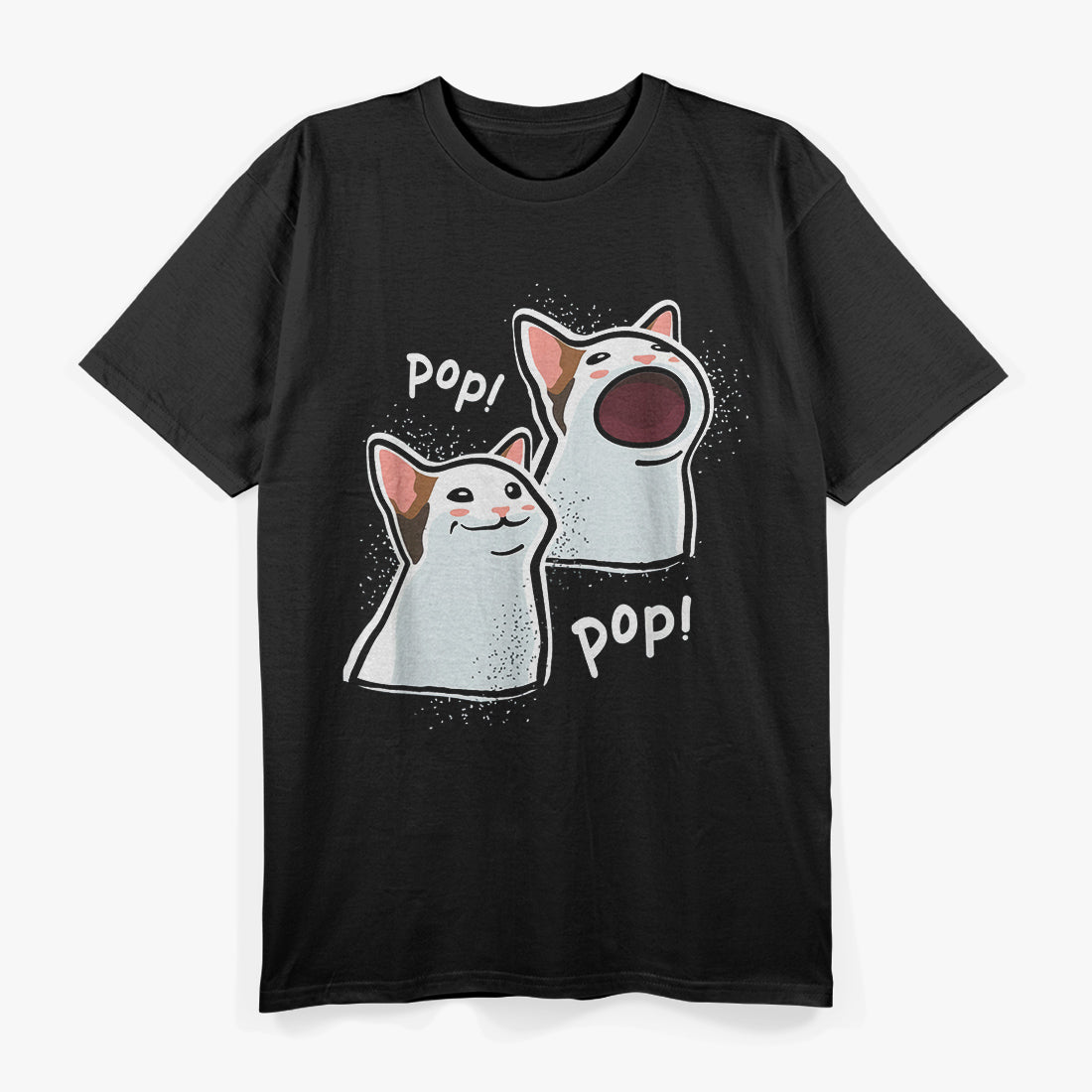 Popping Cat Meme T-Shirt
